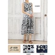 オリジナルデザインが輝る♪インド綿ワンピース「CUA COLLECTION JF009」