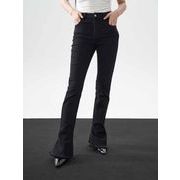 大きいサイズ レトロパンツ ゆったり シンプル レディースデニムパンツ 痩せ見えパンツ デニムパンツ