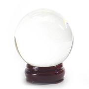 (風水 開運 インテリア)人工（溶錬）水晶玉80mm