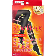 [シーズン終売]スリムウォーク 美脚あったかタイツ なめらかタッチ ブラック S-Mサイズ