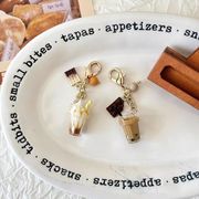 カフェラッテチャーム　多用途　スマホDIY　ストラップ　韓国スマホアクセサリー