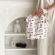 ★BaBy★　ベビー服　66~100cm　キッズベスト　フラワーダウンベスト　韓国ベビー服