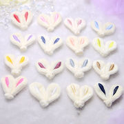 新作 デコパーツ  生地 パッチ 刺繍アップリケDIY ヘアアクセサリーバッグ装飾 貼り付けパーツ