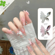 蝶 DIY ネイルパーツ ネイル用品 メタルパーツ ネイルアート  貼るだけ ペンダント