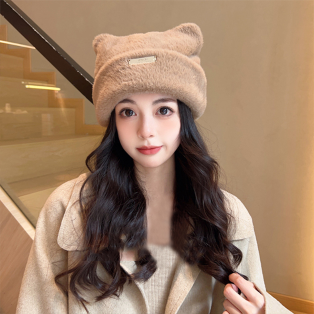 lily brown ファートーク帽　モカ　新品 2023 LILY BROWN(リリーブラウン)の帽子アイテム一覧 | Rakuten
