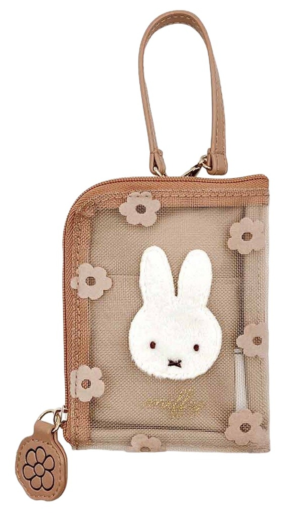 miffy チェリーフルールシリーズ メッシュデイリーポーチ ベージュ DBM-2611 雑貨のFULTAC（フルタック） | 卸売・  問屋・仕入れの専門サイト【NETSEA】