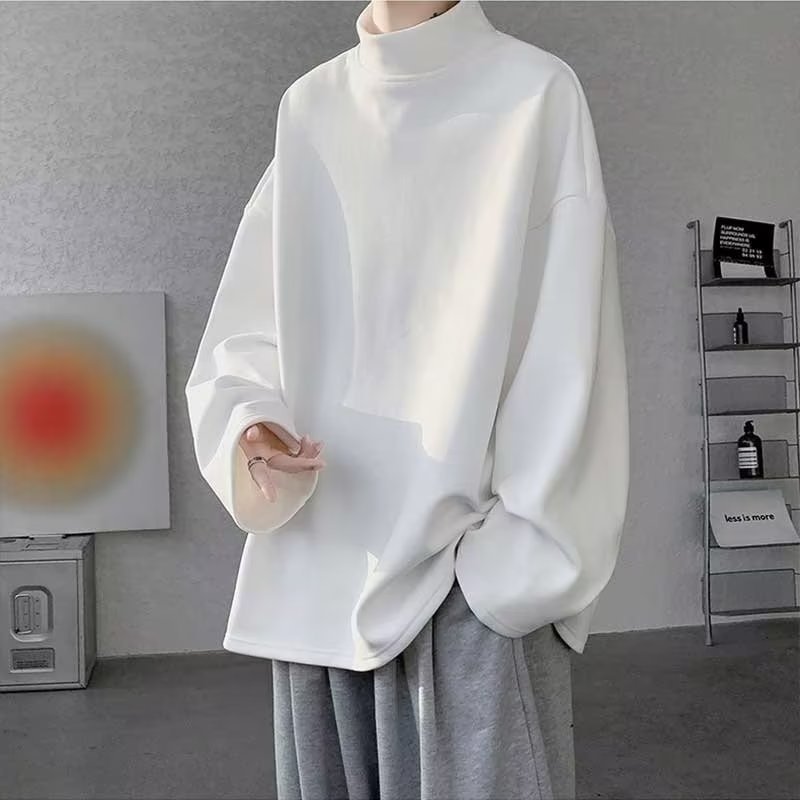 メンズ・ トップス・タートルネックTシャツ・ 長袖・気質・アウター・M~5XL 6色