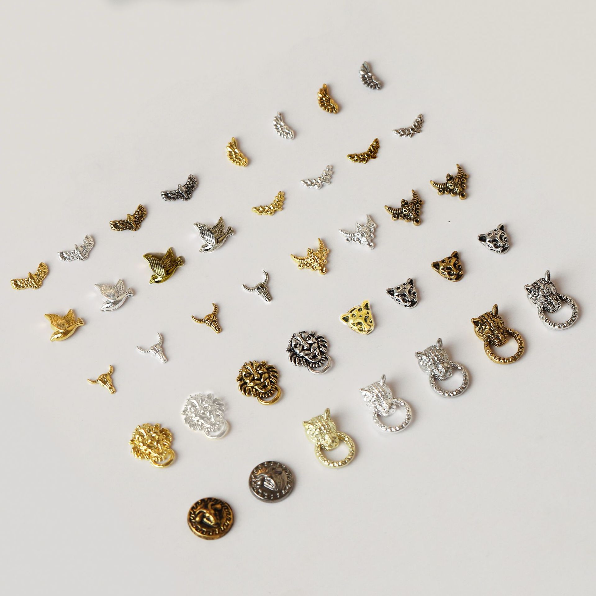 ネイルアート メタルパーツ ネイティヴ 動物 ネイル パーツ  