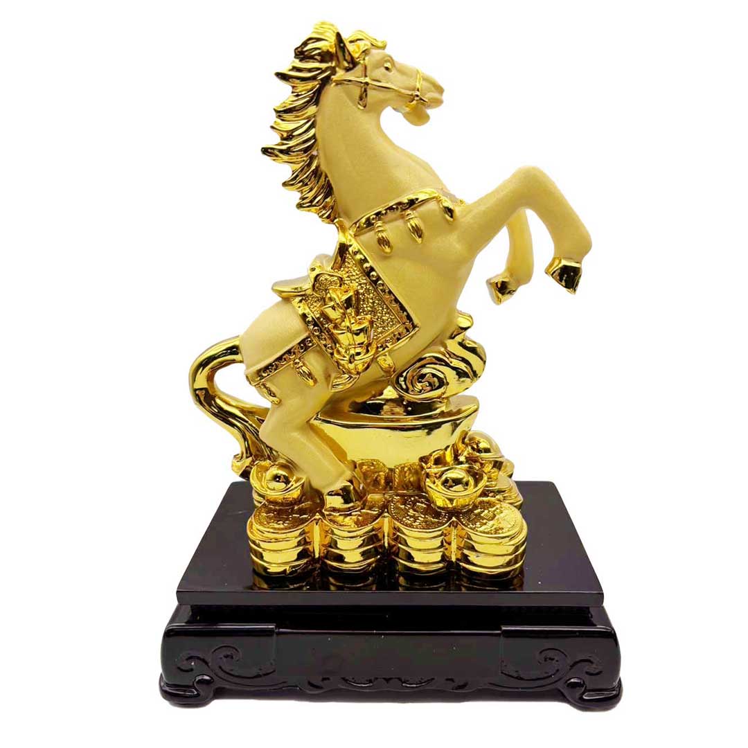 置物 馬 黄金 干支 風水アイテム 金運アップ 財運 金運 健康 仕事 家庭