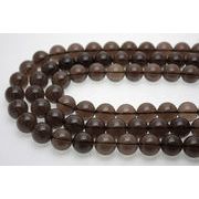 【丸ビーズ】スモーキークォーツ (3A) 16mm