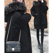【日本倉庫即納】 中綿ショートコートファー付きコート韓国風
