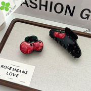 さくらんぼ ミニバンスクリップ ヘアクリップ 髪飾り ヘアアクセサリー 髪留め ファッション 可愛い