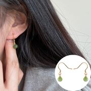 翡翠ピアス S925 シルバーアクセサリー アレルギー対応 大人かわいい おしゃれ 上品