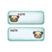 23300 パンダ ネームワッペン