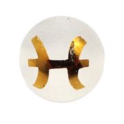 ≪特価品/国内在庫≫クォーツ水晶 丸玉星座丸玉ビーズ うお座 約12mm