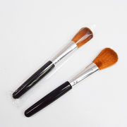 メイクブラシチークブラシブラウン毛OPPバッグ入り