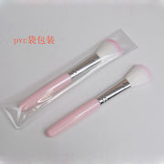 メイクブラシチークブラシピンクPVC袋入り