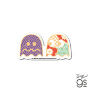 PAC-MAN ダイカットステッカー 和柄ゴースト パックマン ゲーム game レトロ キャラクター グッズ PAC007