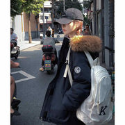 今季マストバイ   可愛い  長袖 防寒 厚手 設計感  レトロ   コートダウンジャケット