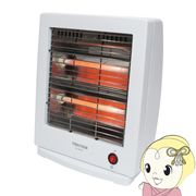 電気ストーブ TEKNOS テクノス 石英管電気ストーブ 600W ES-K601 ホワイト 電気ヒーター