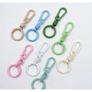 新入荷 キーホルダー金具 ハンドメイド キーリング アクセサリー DIY 手芸用品 基礎金具