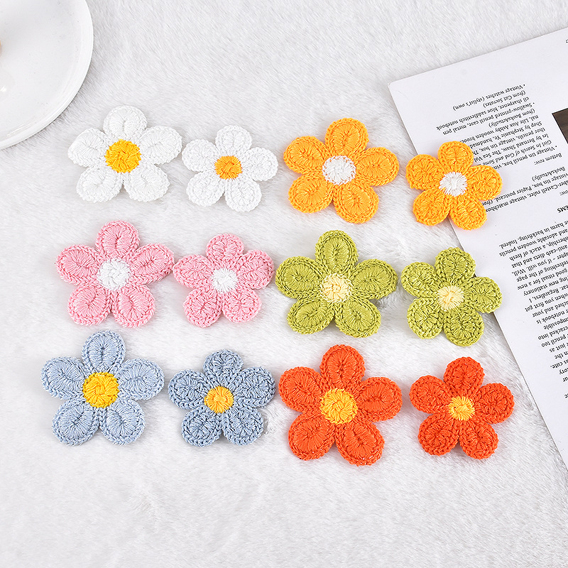 ワッペン 花びら 花 大きい アレンジ アイロン接着 刺繍 マーク アクセサリーパーツ プレゼント かわいい