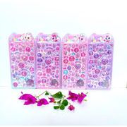 手芸diy用デコレーション 手帳用 貼り付け★粘着シール★立体キャラクターシール 3Dシール