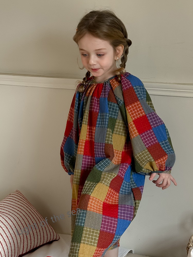 韓国風子供服 ベビー服 キッズ 女の子長袖 ワンピース分けて販売 90cm-150cm