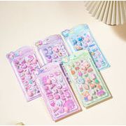 手芸diy用デコレーション 手帳用 貼り付け★粘着シール★立体キャラクターシール 3Dシール