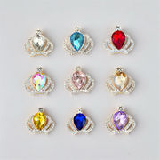 王冠 合金 デコパーツDIY ビーズパーツ 手芸材料 チェーンパーツ アクセサリーパーツ 貼り付けパーツ