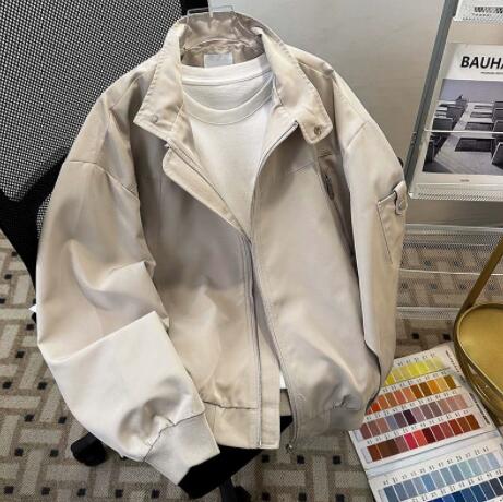 トップス アウター 上着 ジャケット カジュアル メンズ 立ち襟