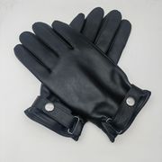 【本革メンズ手袋】タッチパネル対応　ラム皮レザーグローブ　秋冬　紳士手袋　革手袋　非接触