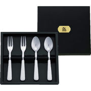 燕匠一 鎚目スプーン・フォークペア4P 170-002