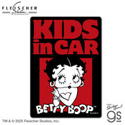 BETTY BOOP(TM) ビッグサイズステッカー KIDS in CAR ベティー ブープ(TM) アメリカ 車 グッズ BTY017