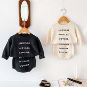 【2024春新作】韓国風子供服 ベビー服 キッズ 男女兼用 ニット セーター&短パンツ