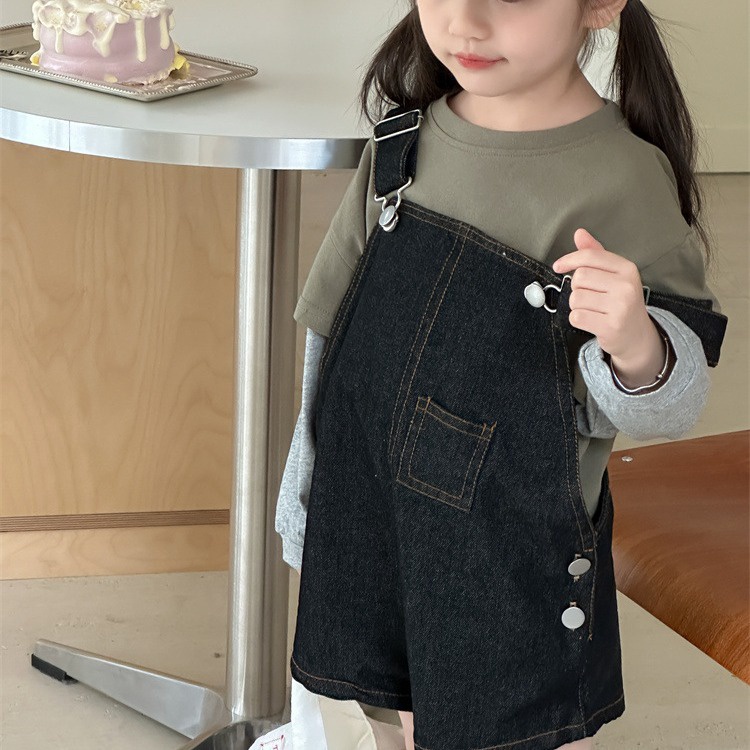 韓国おしゃれ【haag】summer overalls サマーオーバーオール SOMETHING サロペット オーバーオール atelier 2WAY LACE UP