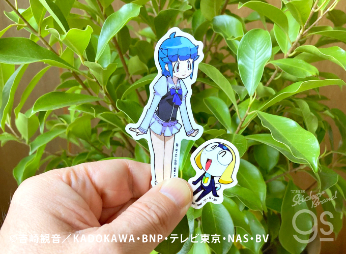 ケロロ軍曹 ステッカー2枚セット クルル曹長＆サブロー アニメ