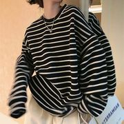 【秋服】韓国風レディース服　　カジュアル　体型カバー　パーカー