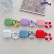 Airpods用保護ケース ブルーツゥースイヤホンカバー Airpodspro2カバー イヤホン保護用 無地 シンプル