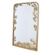 フローラルミラー　鏡/インテリア/卓上ミラー/化粧鏡