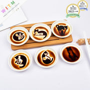 猫 醤油皿 セラミック 食器 お皿 箸置き 豆皿 可愛い キッチン用品