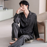 メンズ・ パジャマ・部屋着・ 長袖・薄手・パジャマセット  ・L～XXXXL   6色