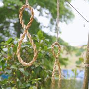 しめ縄  壁掛け しめ飾り 端午の節句 正月飾り  信濃結び飾り お正月グッズ   しめ縄リース半製品