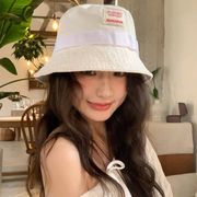 バゲットハット　ヴィンテージサファリハット　小顔ハット　日焼け止め　韓国帽子