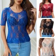 レディースセクシーレース　メッシュシャツ インナー用セクシーベスト110022