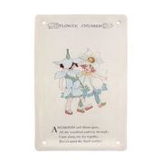 メタルポストカード フラワーチルドレン アネモネ　レター/手紙/ハガキ/贈り物