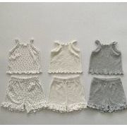 2025春夏新作 韓国風子供服  サペタ ショウイ 子供服 Tシャツ  +ショートパンツ2点セット