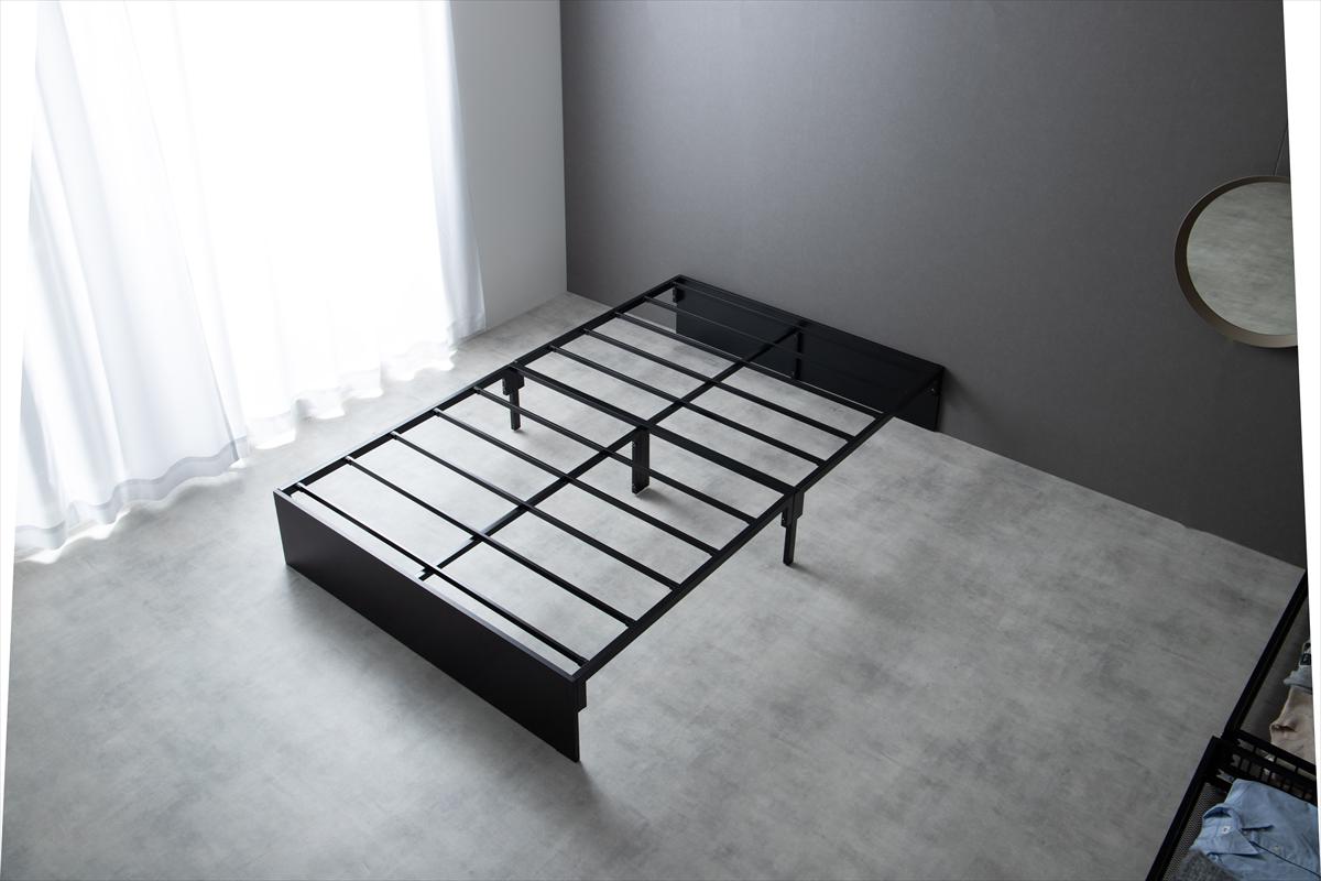 Stock 引出し収納ベッド(ボンネルマットレス付き) セミダブル】Stock