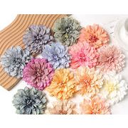 高級感 あふれる 造花 バラの 完成品ヘッド DIYヘアアクセサリー 簪用デコレーションパーツ