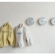 【2025秋冬新作】子供服 韓国風子供服 ベビー服バイカラー折り襟トレーナー  パーカー